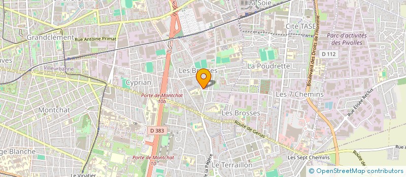 localisation de l'entreprise MONSIEUR LIONEL BIROUGOU MADOUMA  VILLEURBANNE