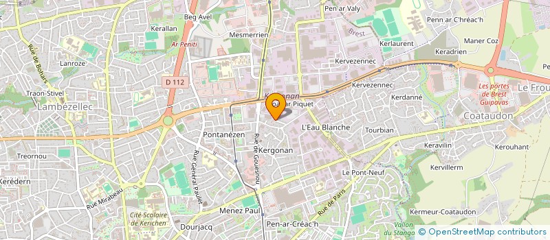 localisation de l'entreprise MONSIEUR LIONEL BIZIEN à BREST
