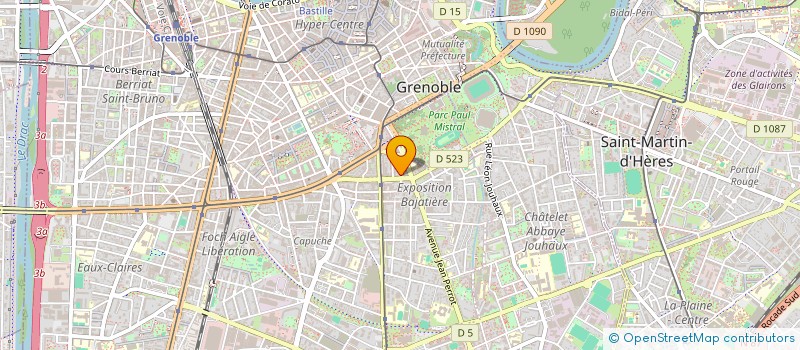 localisation de l'entreprise MONSIEUR LIONEL BLANC  GRENOBLE