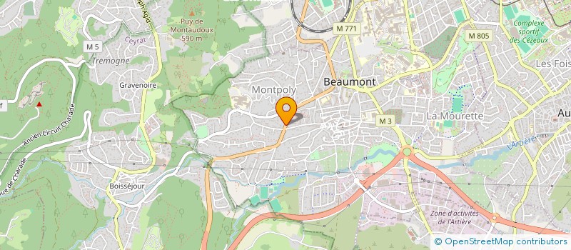 localisation de l'entreprise MONSIEUR LIONEL BLANC à BEAUMONT