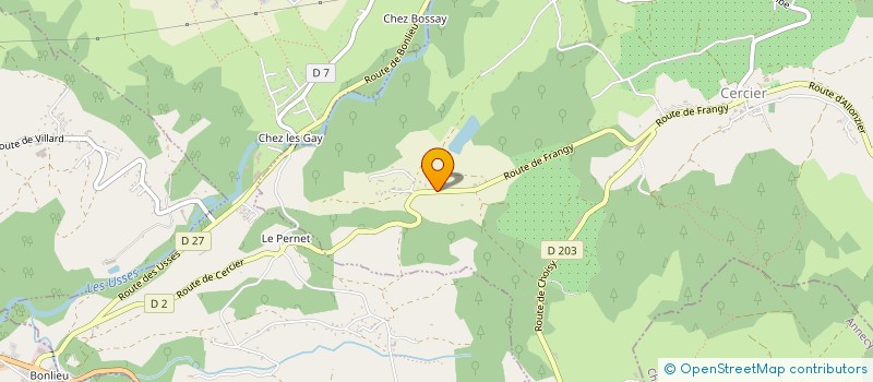 localisation de l'entreprise MONSIEUR LIONEL BLANC  CERCIER