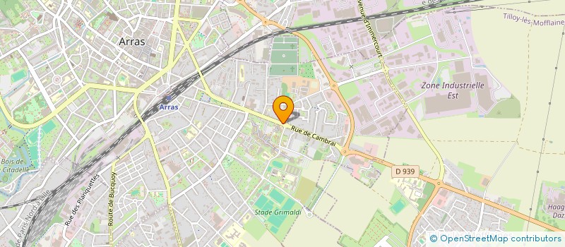 localisation de l'entreprise MONSIEUR LIONEL BLAUD à ARRAS