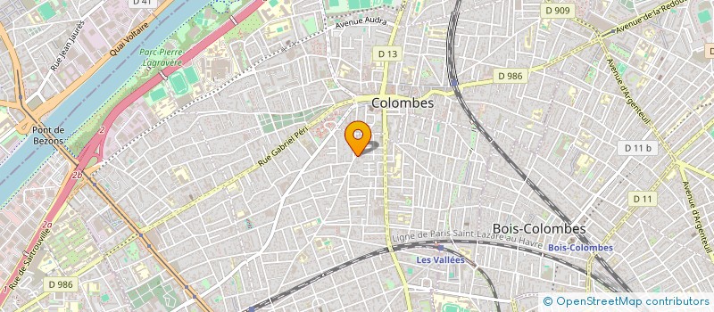 localisation de l'entreprise MONSIEUR LIONEL BODILIS à COLOMBES