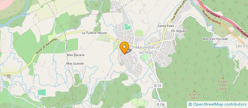 localisation de l'entreprise MONSIEUR LIONEL BOIS  MAUREILLAS-LAS-ILLAS