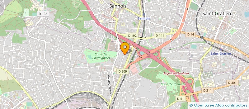 localisation de l'entreprise MONSIEUR LIONEL BOISCO  ARGENTEUIL