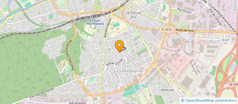 localisation de l'entreprise MONSIEUR LIONEL BOISSAYE  EVREUX