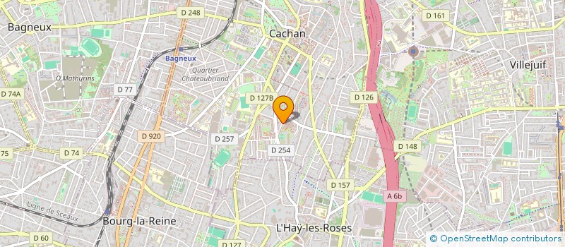 localisation de l'entreprise MONSIEUR LIONEL BOISSAYE  CACHAN