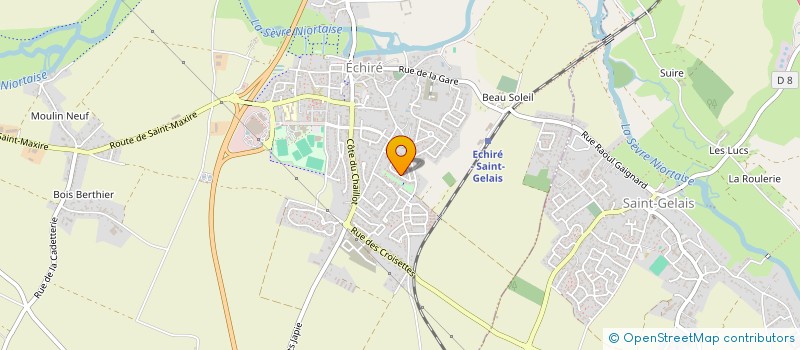 localisation de l'entreprise MONSIEUR LIONEL BOIVINEAU  ECHIRE