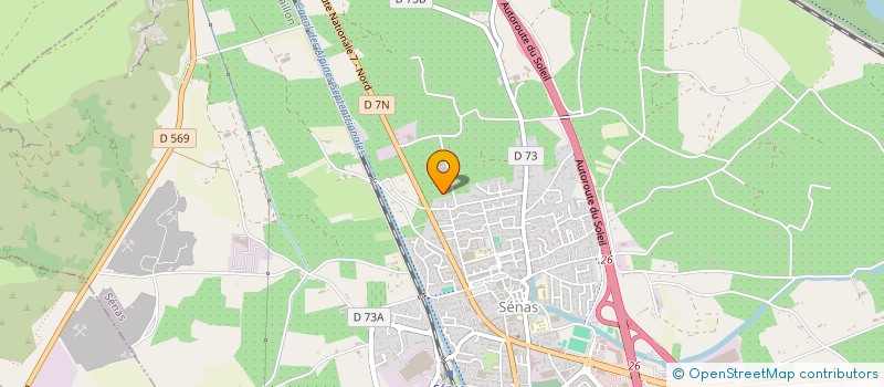 localisation de l'entreprise MONSIEUR LIONEL BONNET  SENAS