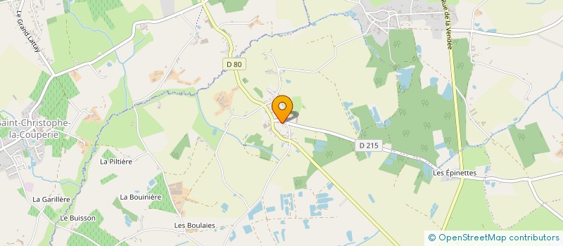 localisation de l'entreprise MONSIEUR LIONEL BORDAGE à MONTREVAULT-SUR-EVRE