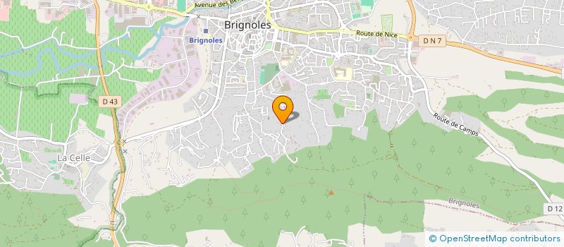 localisation de l'entreprise MONSIEUR LIONEL BORGHINO à BRIGNOLES