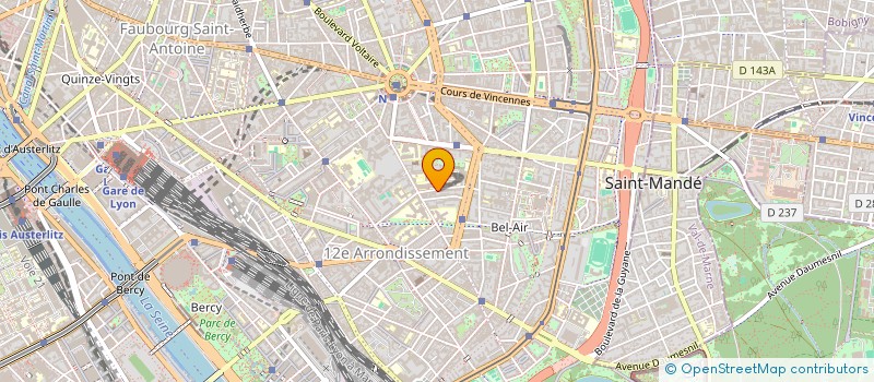 localisation de l'entreprise MONSIEUR LIONEL BOULANGER  PARIS