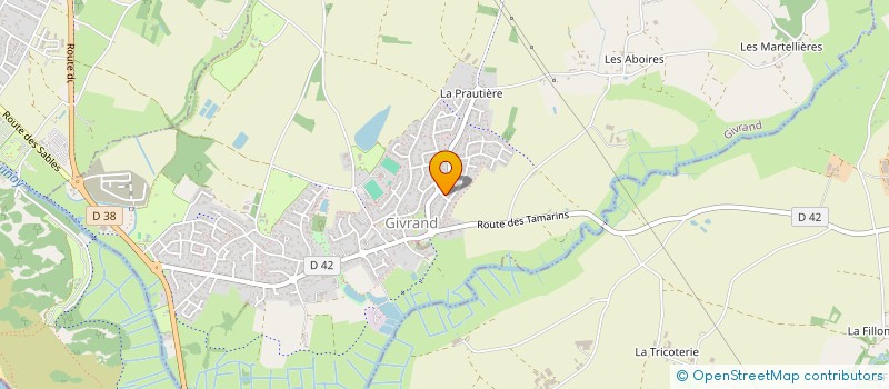 localisation de l'entreprise MONSIEUR LIONEL BOULINEAU à GIVRAND
