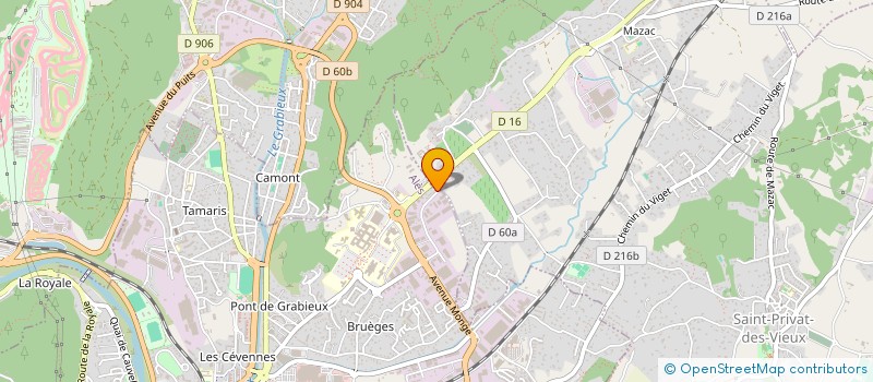 localisation de l'entreprise MONSIEUR LIONEL BOURDIN  ALES