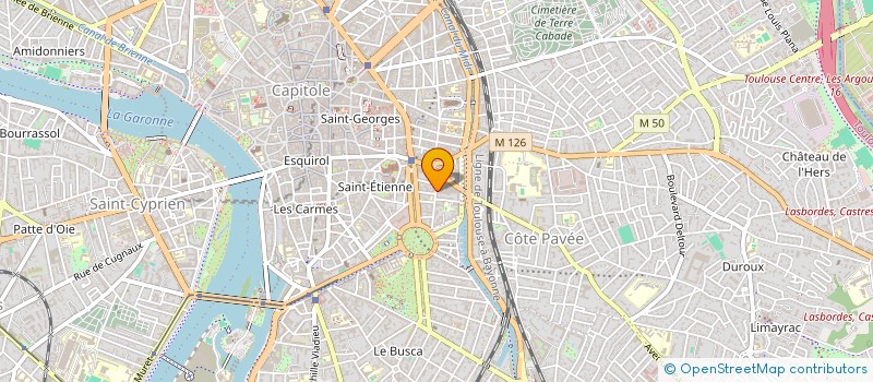 localisation de l'entreprise MONSIEUR LIONEL BOURDONCLE  TOULOUSE