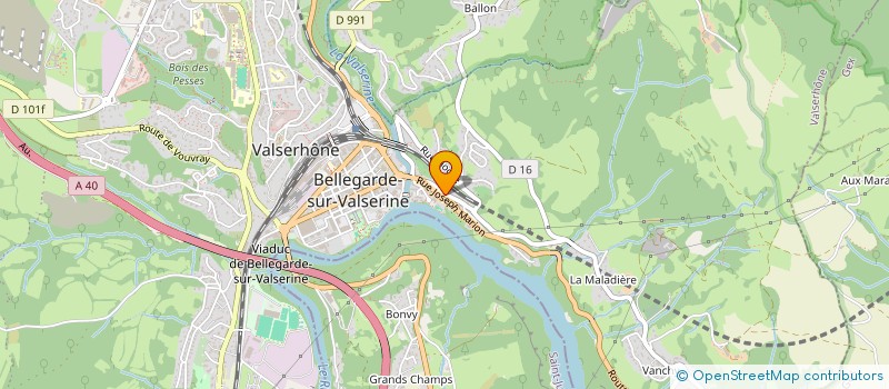 localisation de l'entreprise MONSIEUR LIONEL BOURGEAUX à VALSERHONE