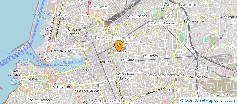 localisation de l'entreprise MONSIEUR LIONEL BOURNEUF  MARSEILLE
