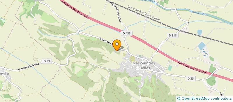 localisation de l'entreprise MONSIEUR LIONEL BOURREL  LA POMAREDE