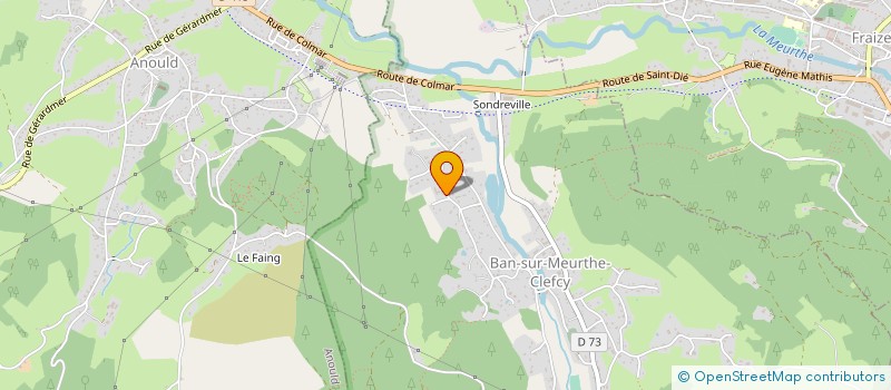 localisation de l'entreprise MONSIEUR LIONEL BOUX  BAN-SUR-MEURTHE-CLEFCY