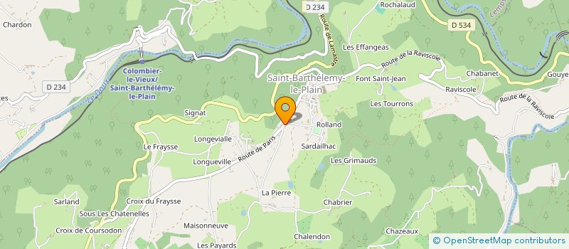 localisation de l'entreprise MONSIEUR LIONEL BOUYER à SAINT-BARTHELEMY-LE-PLAIN