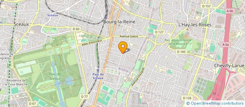 localisation de l'entreprise MONSIEUR LIONEL BOYE à BOURG-LA-REINE