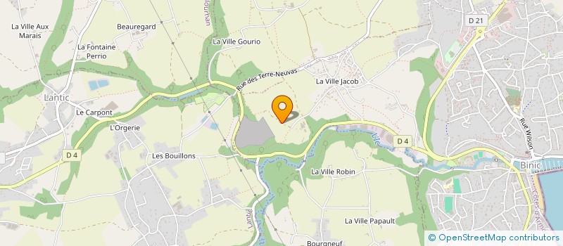 localisation de l'entreprise MONSIEUR LIONEL BRANGER  BINIC-ETABLES-SUR-MER