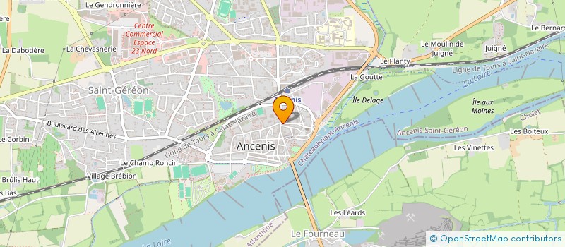 localisation de l'entreprise MONSIEUR LIONEL BREUILLARD  ANCENIS-SAINT-GEREON