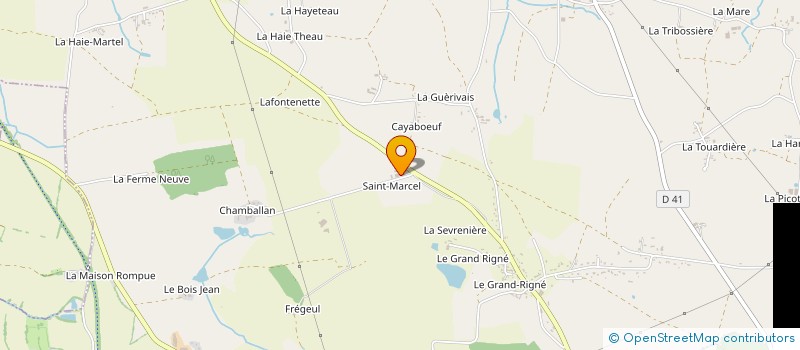 localisation de l'entreprise MONSIEUR LIONEL BRICAULT  ROUGE