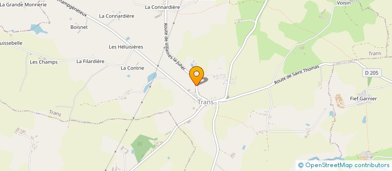 localisation de l'entreprise MONSIEUR LIONEL BRIFFAULT  TRANS