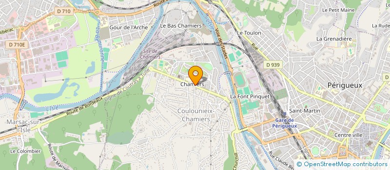 localisation de l'entreprise MONSIEUR LIONEL BRIOUDE  MOULIETS-ET-VILLEMARTIN