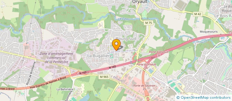 localisation de l'entreprise MONSIEUR LIONEL BROILLIARD à ORVAULT