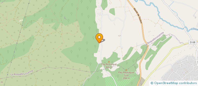 localisation de l'entreprise MONSIEUR LIONEL BROUQUIER  LA ROQUEBRUSSANNE