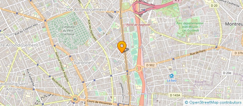 localisation de l'entreprise MONSIEUR LIONEL BRUNEAU  PARIS