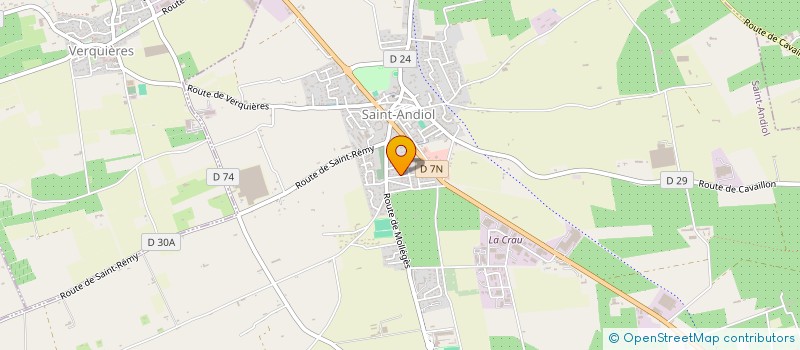 localisation de l'entreprise MONSIEUR LIONEL BRUNO  SAINT-ANDIOL