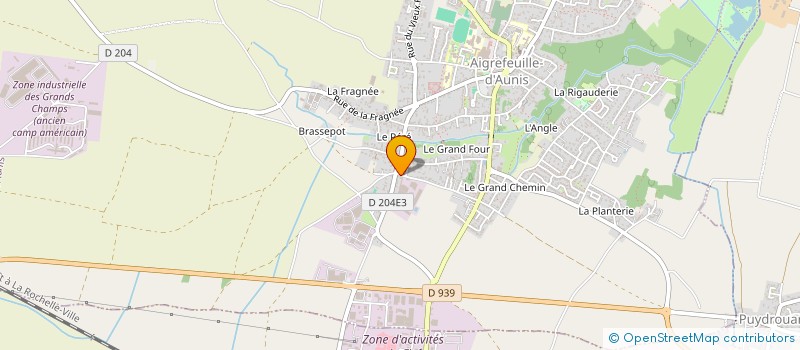 localisation de l'entreprise MONSIEUR LIONEL BRUNO BOUROLLEAU  AIGREFEUILLE-D'AUNIS