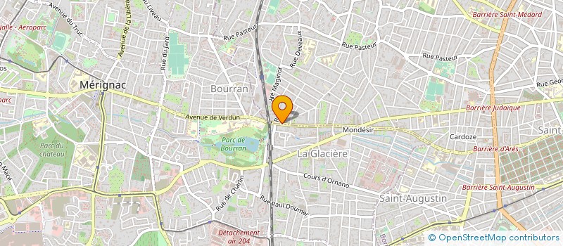 localisation de l'entreprise MONSIEUR LIONEL BUGNA à BORDEAUX