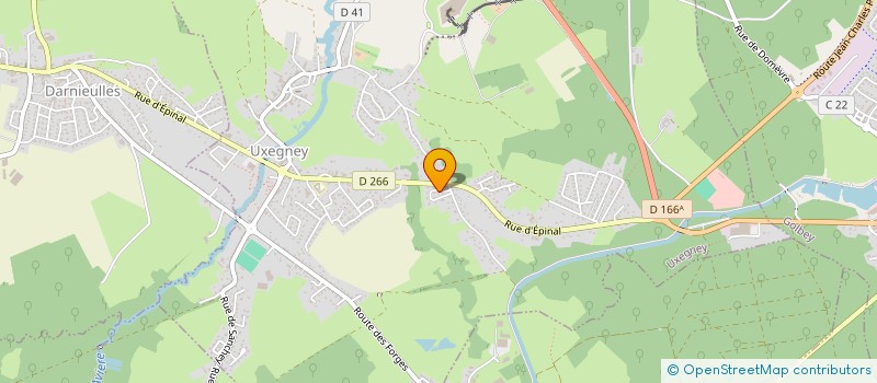 localisation de l'entreprise MONSIEUR LIONEL BUGUET  UXEGNEY