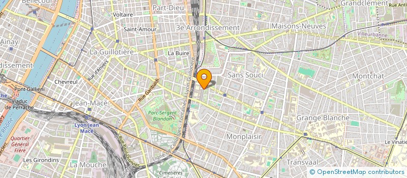 localisation de l'entreprise MONSIEUR LIONEL BUISSON  LYON