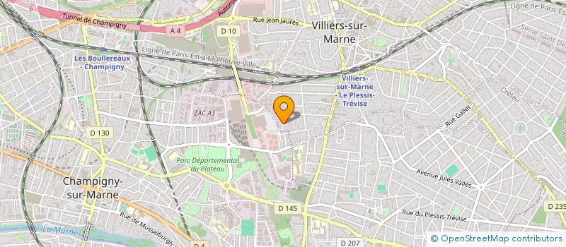 localisation de l'entreprise MONSIEUR LIONEL CADET à VILLIERS SUR MARNE