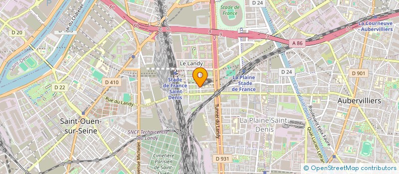 localisation de l'entreprise MONSIEUR LIONEL CADROT  SAINT-DENIS