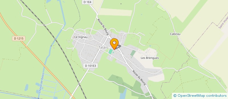 localisation de l'entreprise MONSIEUR LIONEL CALVENTE à TALAIS
