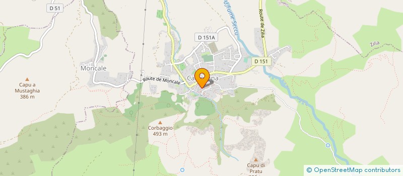 localisation de l'entreprise MONSIEUR LIONEL CAMPODONICO à MONTEGROSSO