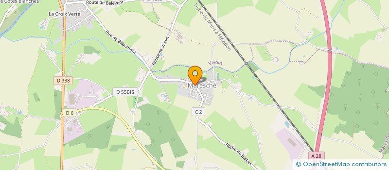 localisation de l'entreprise MONSIEUR LIONEL CAMUS  VIVOIN