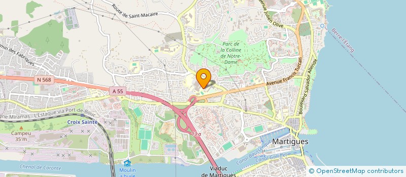 localisation de l'entreprise MONSIEUR LIONEL CANEPA  MARTIGUES