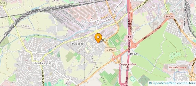 localisation de l'entreprise MONSIEUR LIONEL CANTEAU  PERPIGNAN