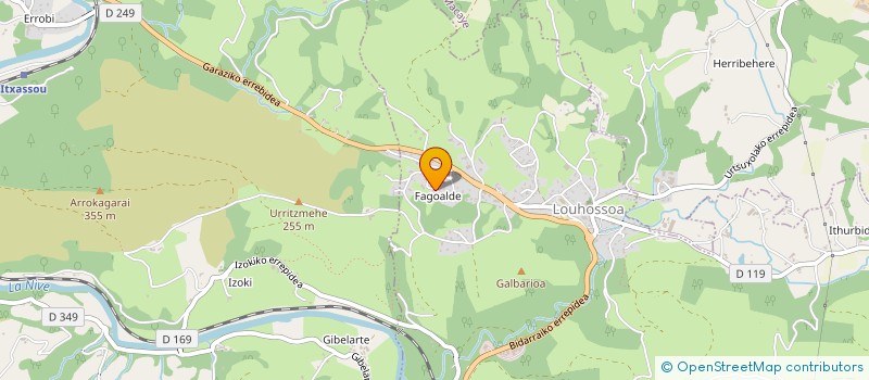 localisation de l'entreprise MONSIEUR LIONEL CARDINAUD  LOUHOSSOA