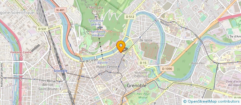 localisation de l'entreprise MONSIEUR LIONEL CARIOU à GRENOBLE