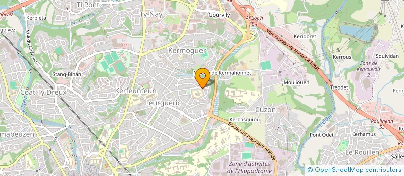 localisation de l'entreprise MONSIEUR LIONEL CARIOU à QUIMPER
