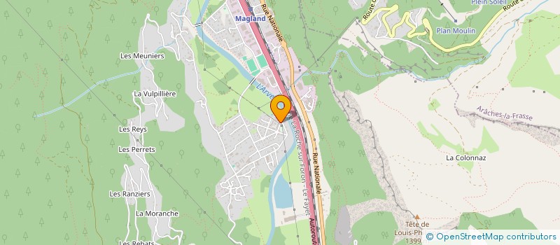 localisation de l'entreprise MONSIEUR LIONEL CARON  MAGLAND