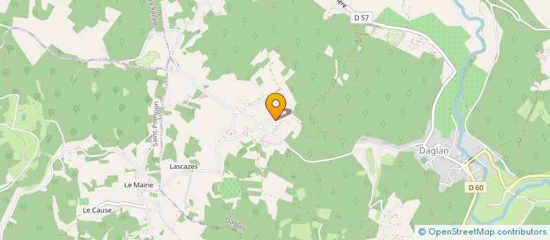 localisation de l'entreprise MONSIEUR LIONEL CARRERE  VEYRINES-DE-DOMME